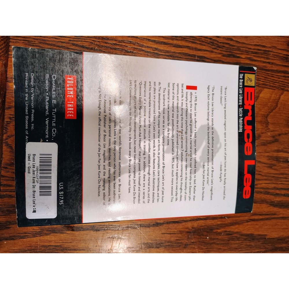 Bruce Lee Jeet Kune Do Commentaries on the Martial Way Vol 3 Paperback Book - Picture 3 of 3